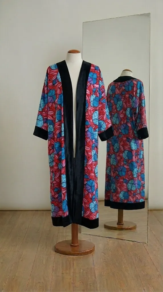 Kimono largo artesanal confeccionado en Oviedo